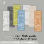 Color Riffs Walls - words 🏩