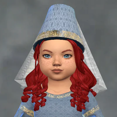 A Simple Hennin. Veil or No Veil.