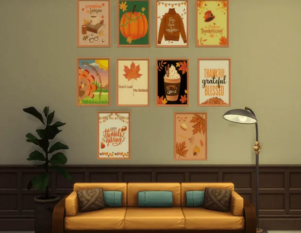 Happy Simsgiving Frames