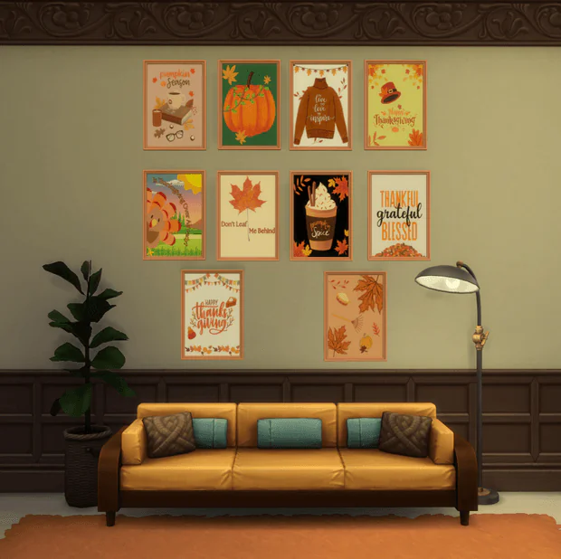 Happy Simsgiving Frames