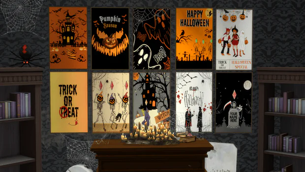 Spooky Halloween Posters