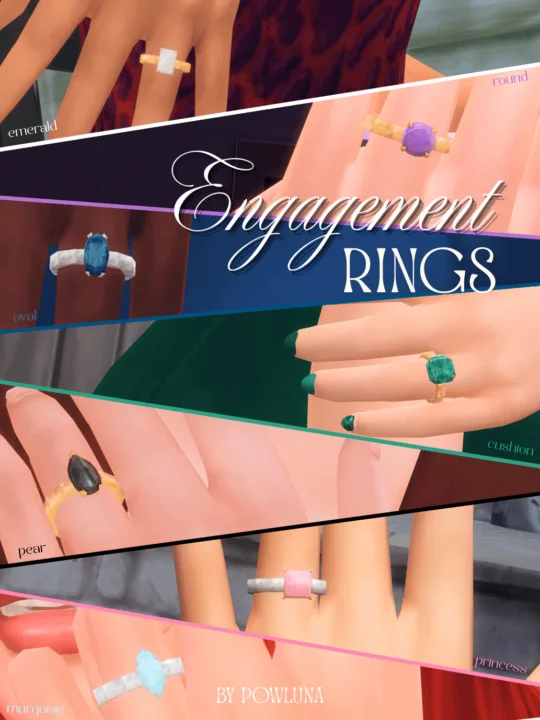ENGAGEMENT RINGS set