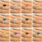 ENGAGEMENT RINGS set