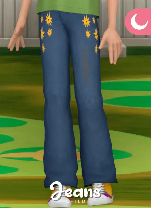 Flower Power Jeans for Kids