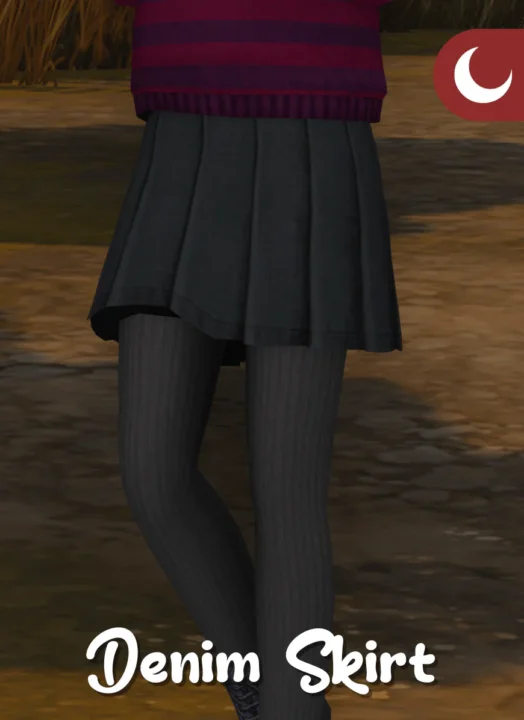 Denim Skirt for Kids - SWEATER WEATHER