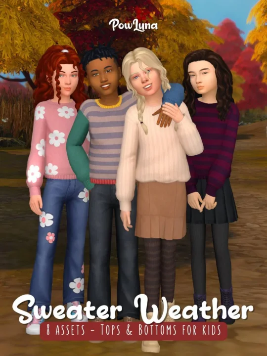 Patterned Sweater for Kids - SWEATER WEATHER