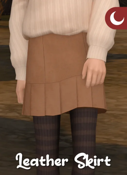 Leather Skirt for Kids - SWEATER WEATHER
