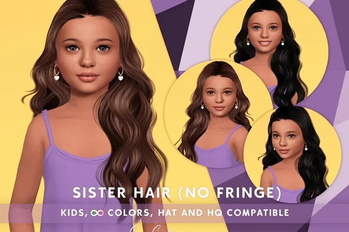 SONYASIMS - SISTER HAIR KIDS (NO FRINGE)