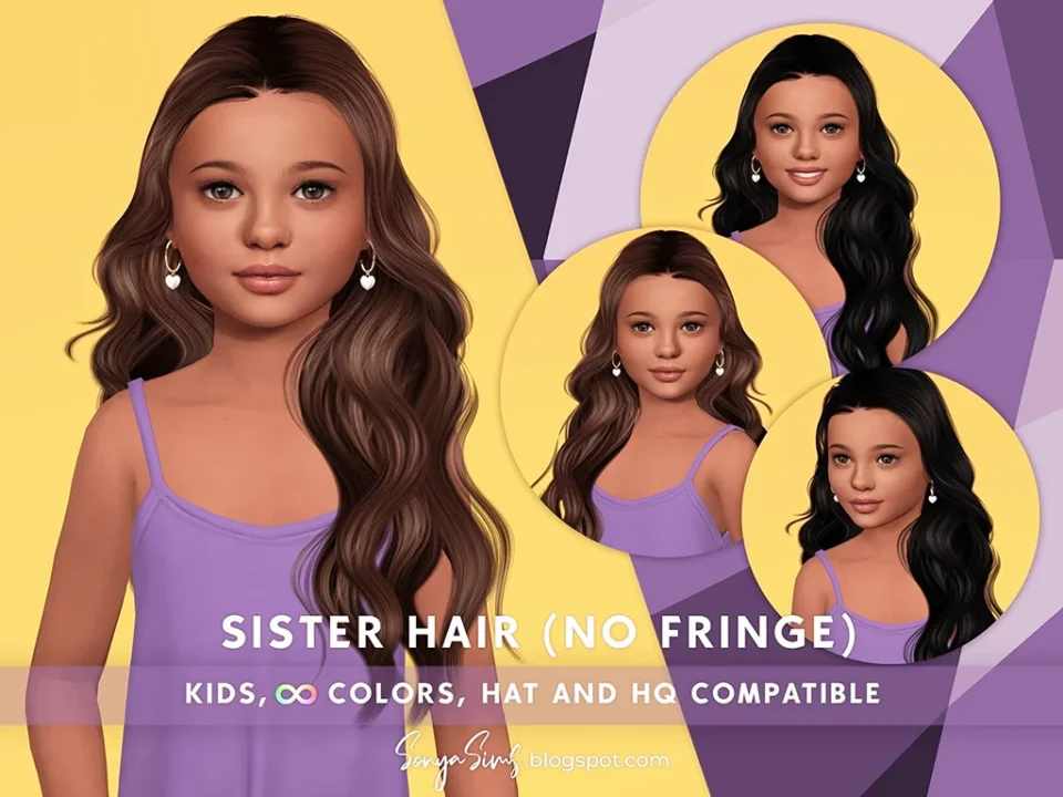 SONYASIMS - SISTER HAIR KIDS (NO FRINGE)