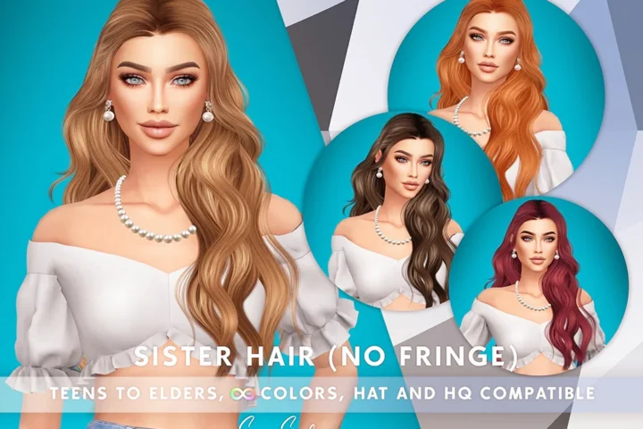 SONYASIMS - SISTER HAIR (NO FRINGE)