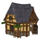 Medieval Old Town Hood Deco Houses - Soap Maker Set