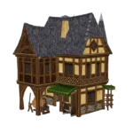 Medieval Old Town Hood Deco Houses - Soap Maker Set
