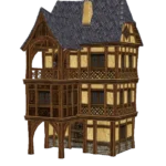 Medieval Old Town Hood Deco Houses - Soap Maker Set