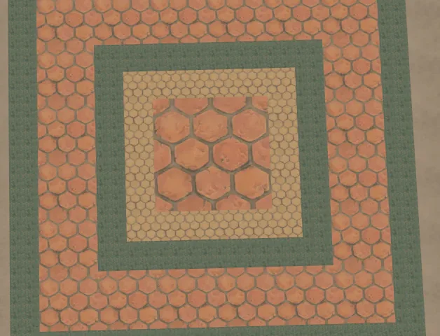 TSM Floor - Hexagon Floor Clay Tiles