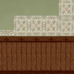 WFS Bavaria Wooden Panel with Wallpaper