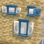 WFS Bavaria Build Set E: Wooden Window Shutters - Open and Closed