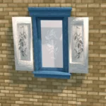 WFS Bavaria Build Set D: Doors & Windows, Floral EtchedGlass