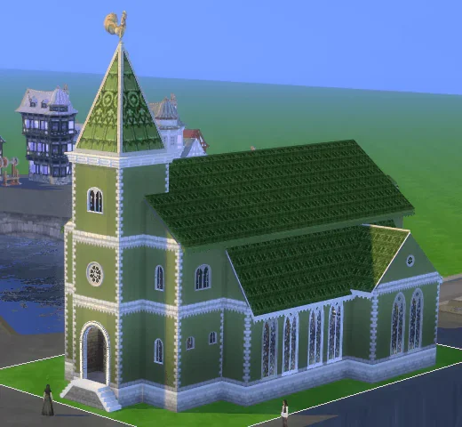 Settlers Cathedral Build Part 1 - Walls, Rooves & More