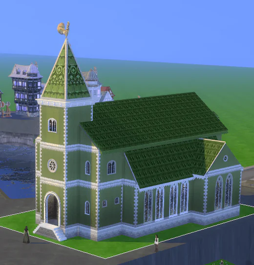 Settlers Cathedral Build Part 1 - Walls, Rooves & More