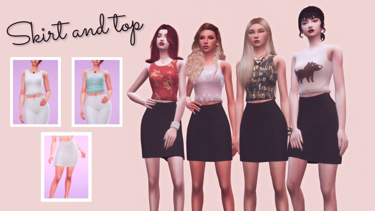 Skirt/Top Set