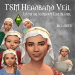 TSM Veil with Headband