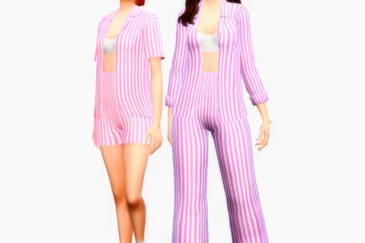 Megane Set - Version 1 - Woman Shirt and Pants