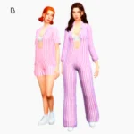 Megane Set - Version 2 - Woman Shirt and Shorts