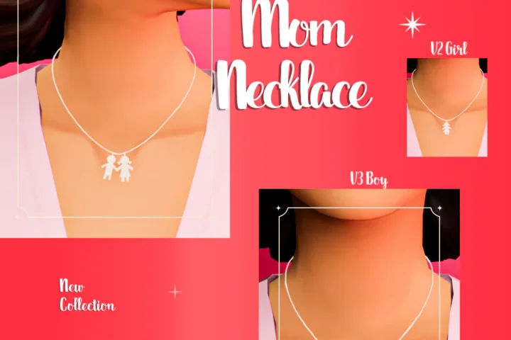 Mom Necklace - Girl