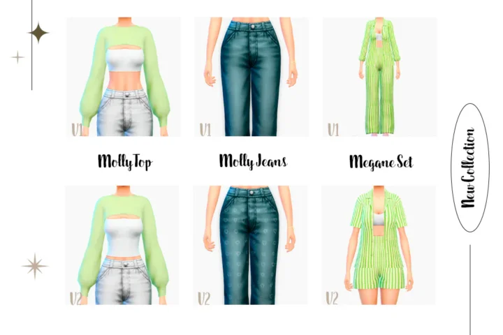 Molly Top - Version 2 - Woman Neck Cropped Sweater