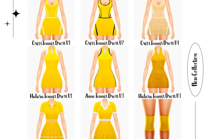 Woman Tennis Dress - Anne - Version 1