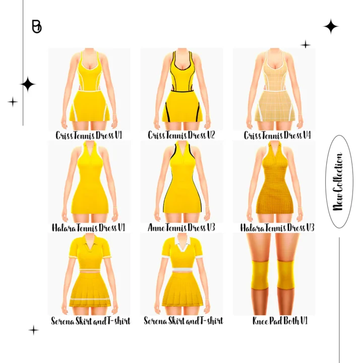 Woman Tennis Dress - Anne - Version 1