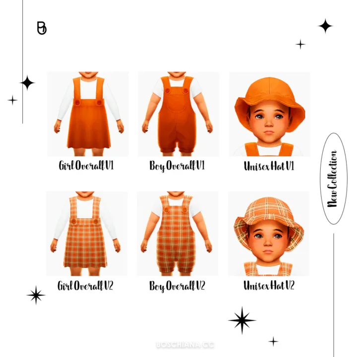 Twins Infants Outfit Collection