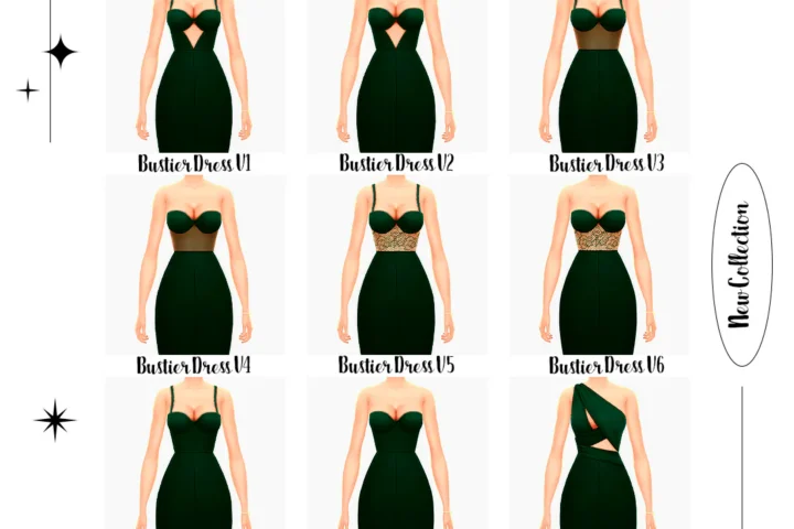 Woman Dress - Bustier - Version 3