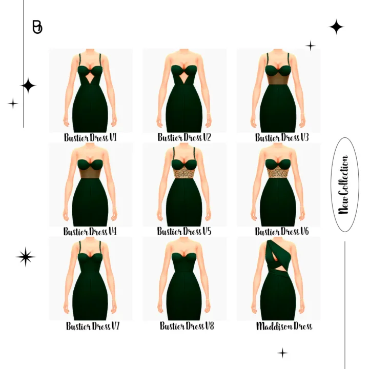Woman Dress - Bustier - Version 3