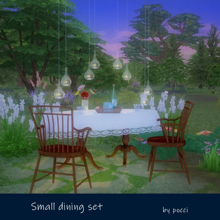 Small dining set