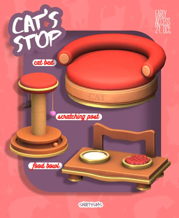 Cat's Stop CC by SNOOTYSIMS