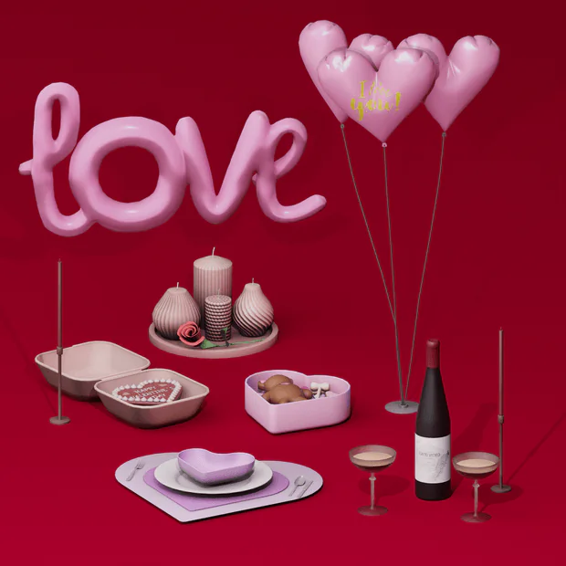 Especially 4U | Sims 4 Valentine's Day Set [Preview]