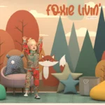 Foxie Livin' Set by SNOOTYSIMS | Chair / Decor / Pillow / Wallpaper