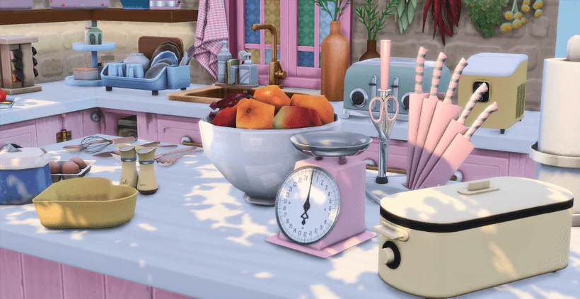 Groovy Pastel Kitchen Set
