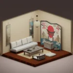Konnichiwa Living – Japanese Inspired Living Room