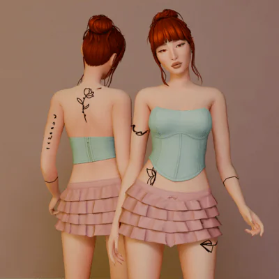 Less is More Tattoo Set