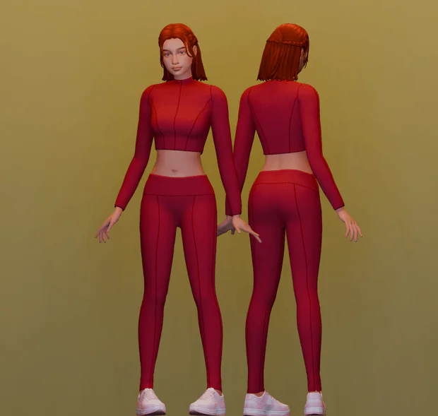 Ribbed Long Sleeve Crop and Pants