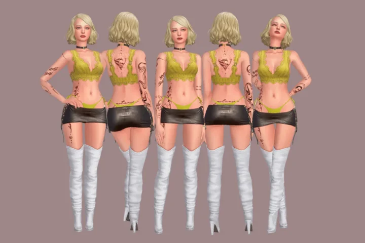 Starlight Muse Tattoo Set
