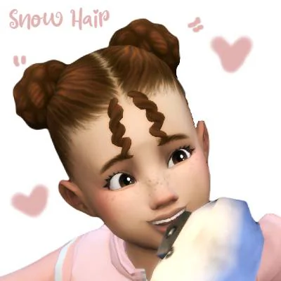 Snow Hair For Toddlers