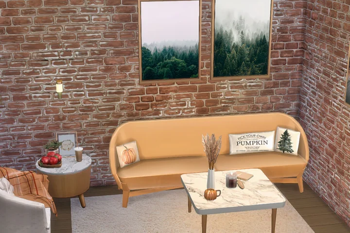 Cozy fall living set