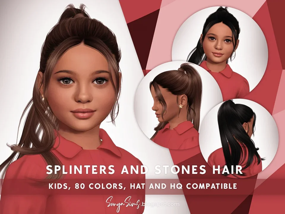 SONYASIMS - SPLINTERS AND STONES HAIR KIDS