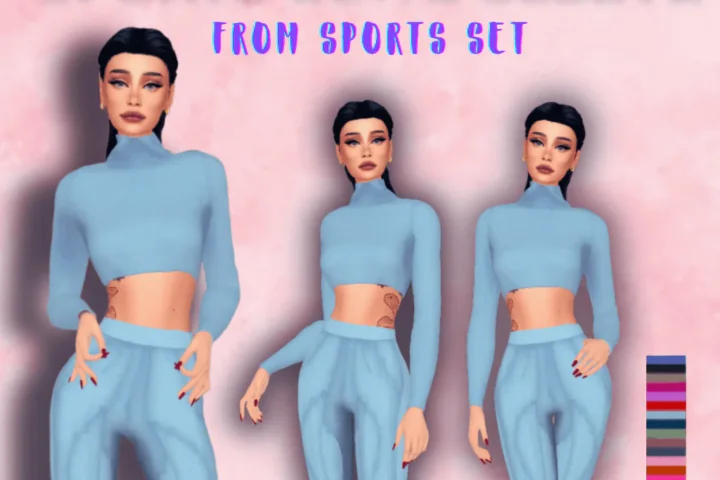 SPORTS LONG SLEEVE TOP from sports set