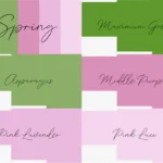 Coolors Custom Palette Wallpapers - Spring