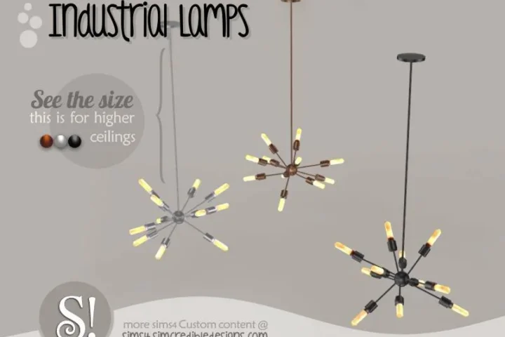 Sputnik Chandeliers - Industrial Lamps ✳💡