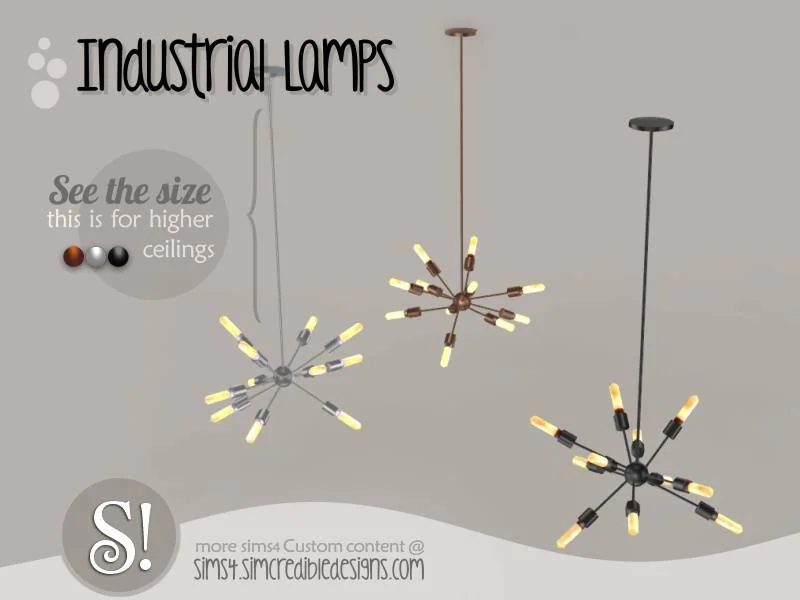Sputnik Chandeliers - Industrial Lamps ✳💡